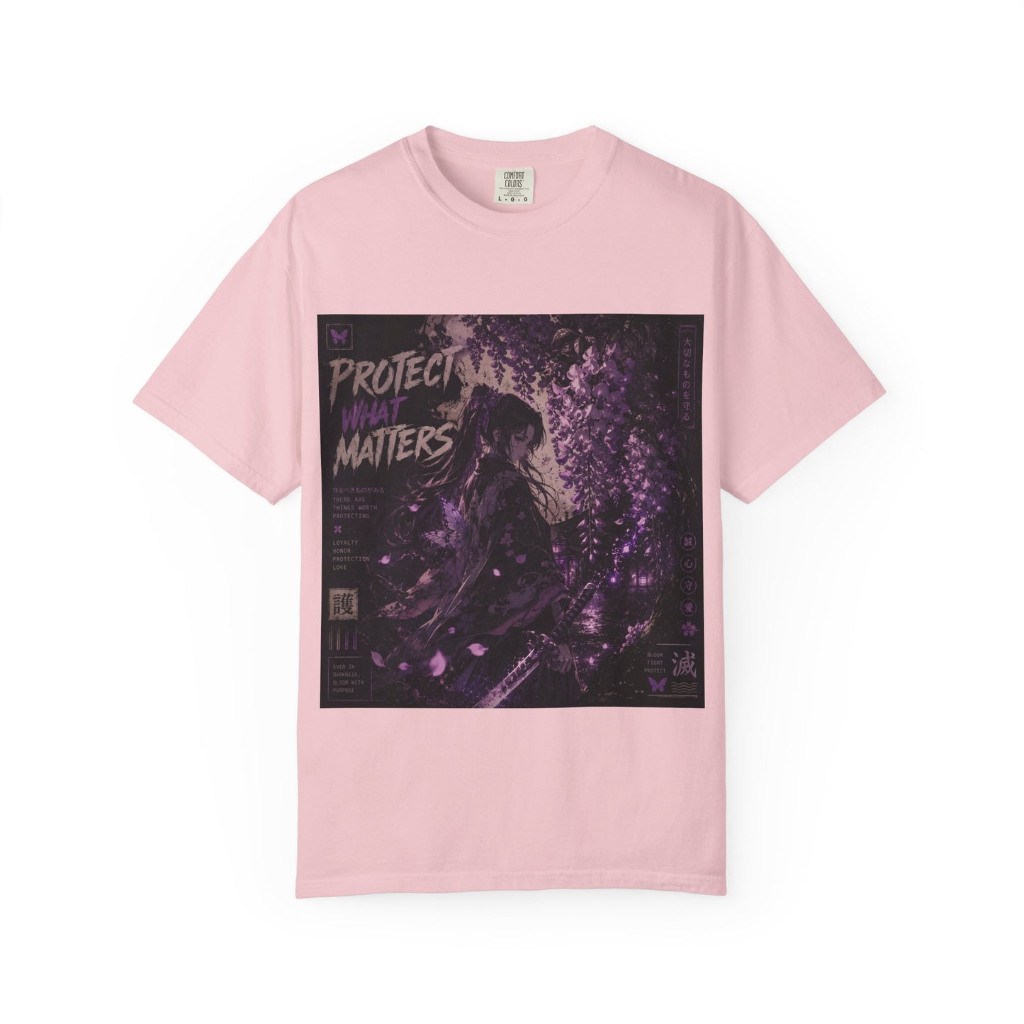 Protect What Matters T-Shirt — Dark Violet Graphic Tee