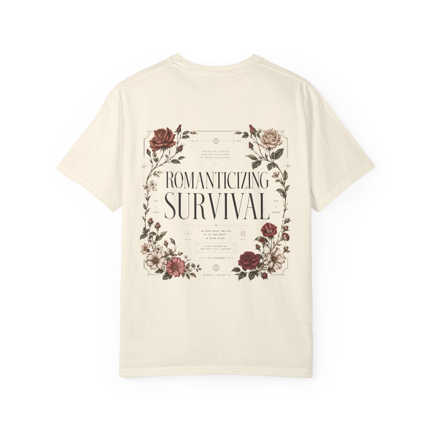 Copy of Copy of Copy of Copy of Copy of Copy of Copy of Copy of Copy of Copy of Do Not Perceive Me Floral Graphic T-Shirt — Distressed Statement Tee