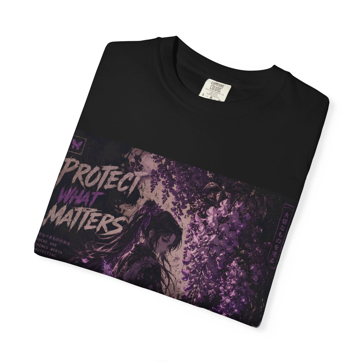 Protect What Matters T-Shirt — Dark Violet Graphic Tee