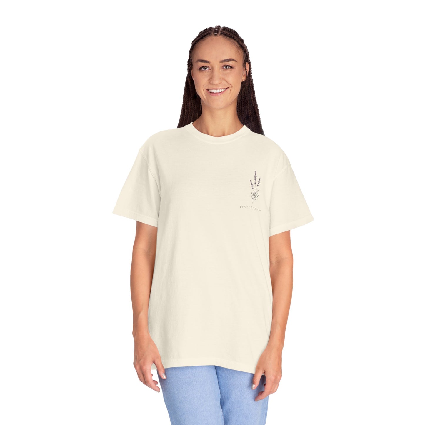 Copy of Copy of Do Not Perceive Me Floral Graphic T-Shirt — Distressed Statement Tee