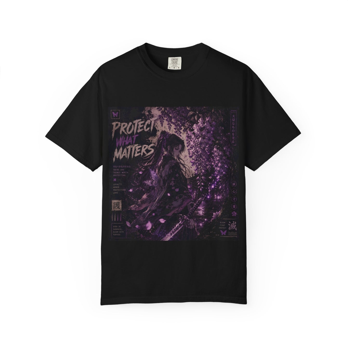 Protect What Matters T-Shirt — Dark Violet Graphic Tee
