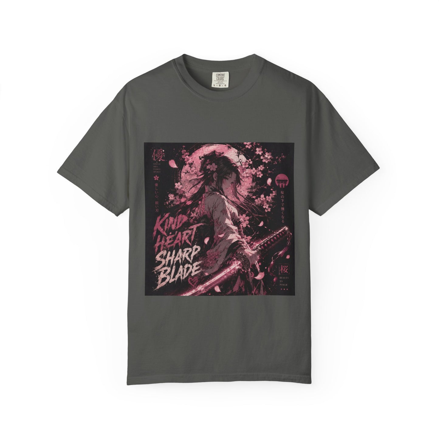 Samurai Aesthetic T-Shirt — “Kind Heart, Sharp Blade” Graphic Tee