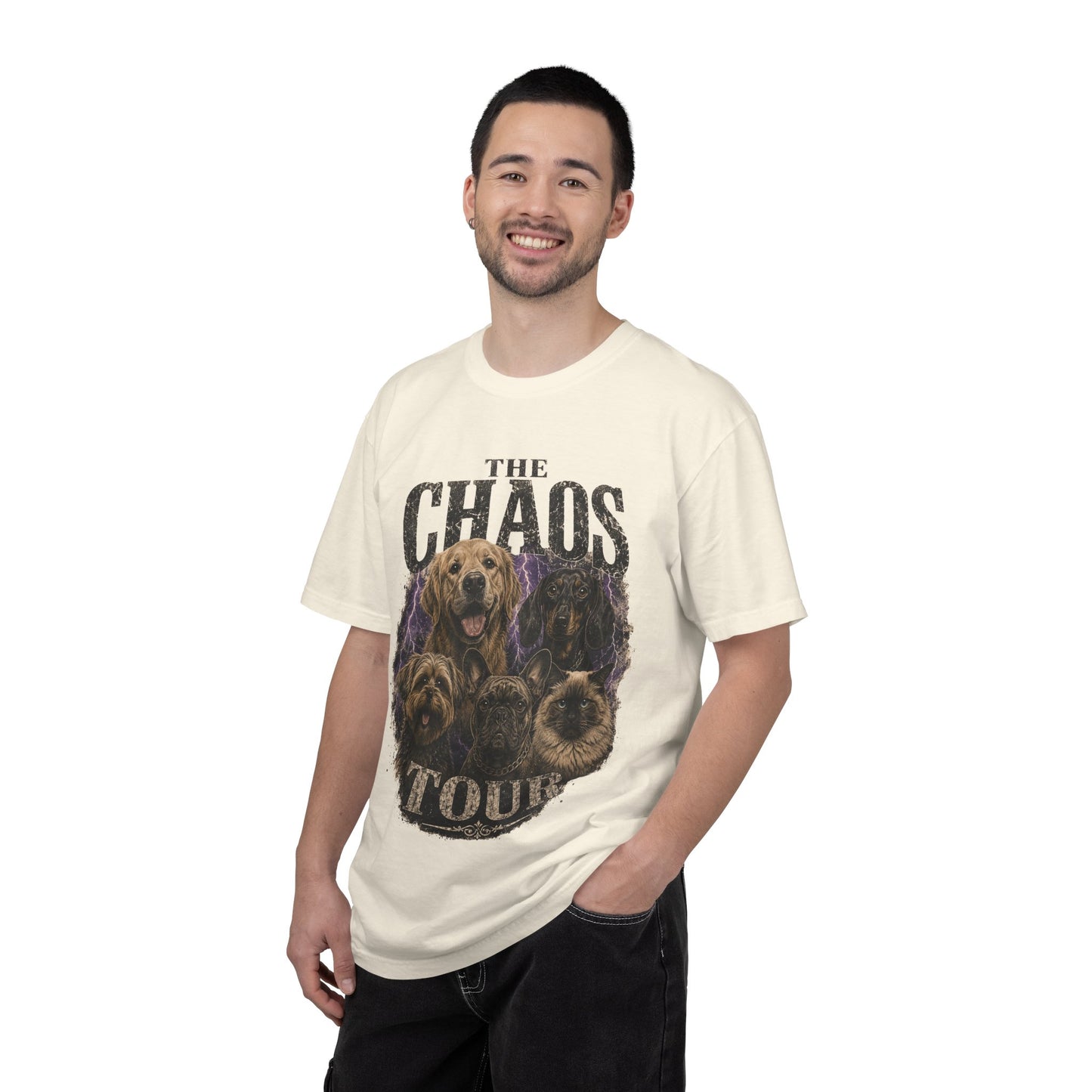 Copy of Copy of Do Not Perceive Me Floral Graphic T-Shirt — Distressed Statement Tee
