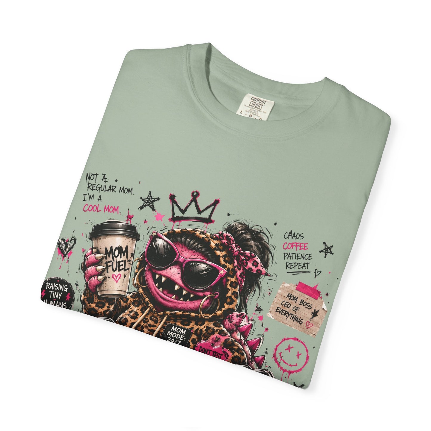 Momzilla Graphic T-Shirt — Funny Momzilla Mother’s Day Tee with Coffee & Crown Design