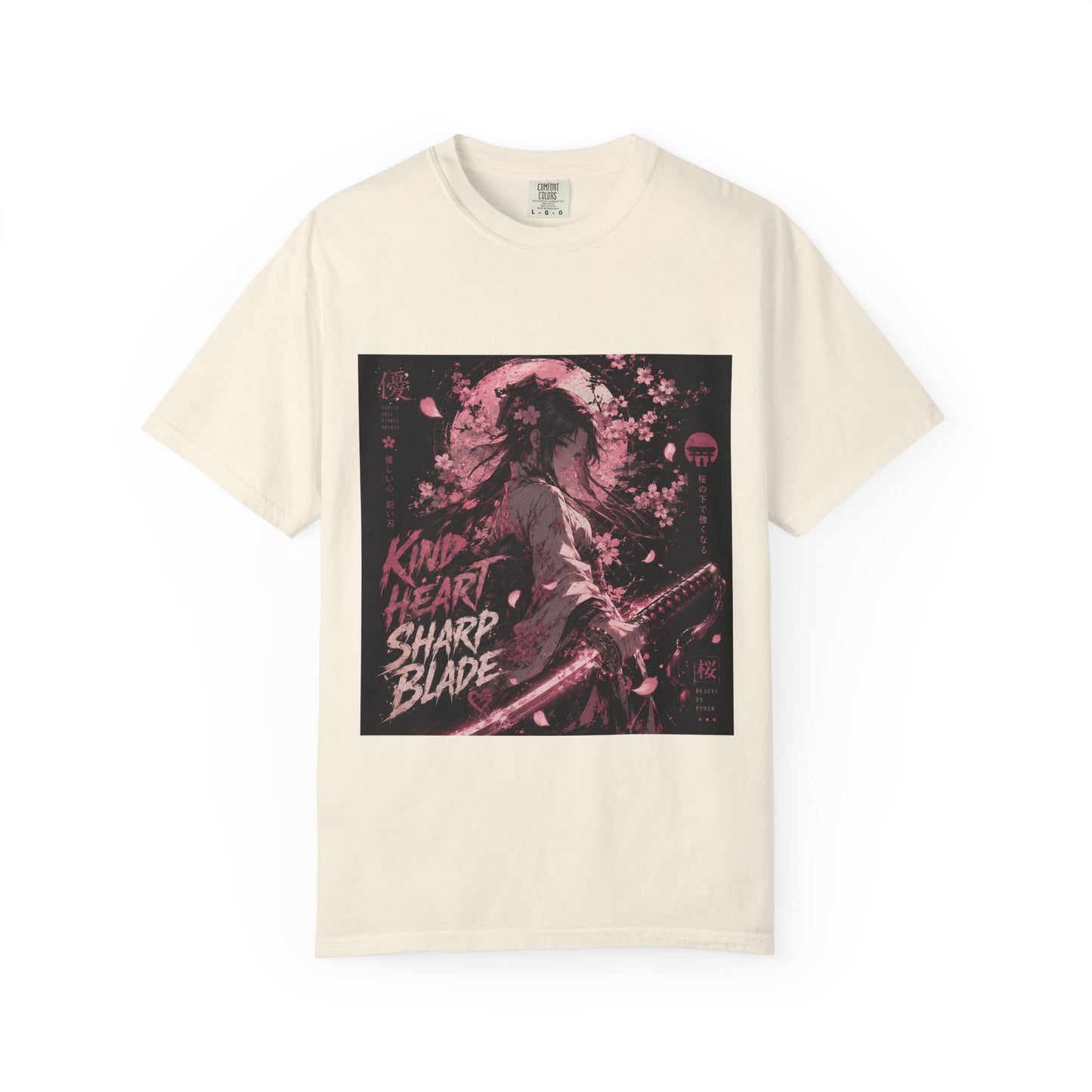 Samurai Aesthetic T-Shirt — “Kind Heart, Sharp Blade” Graphic Tee