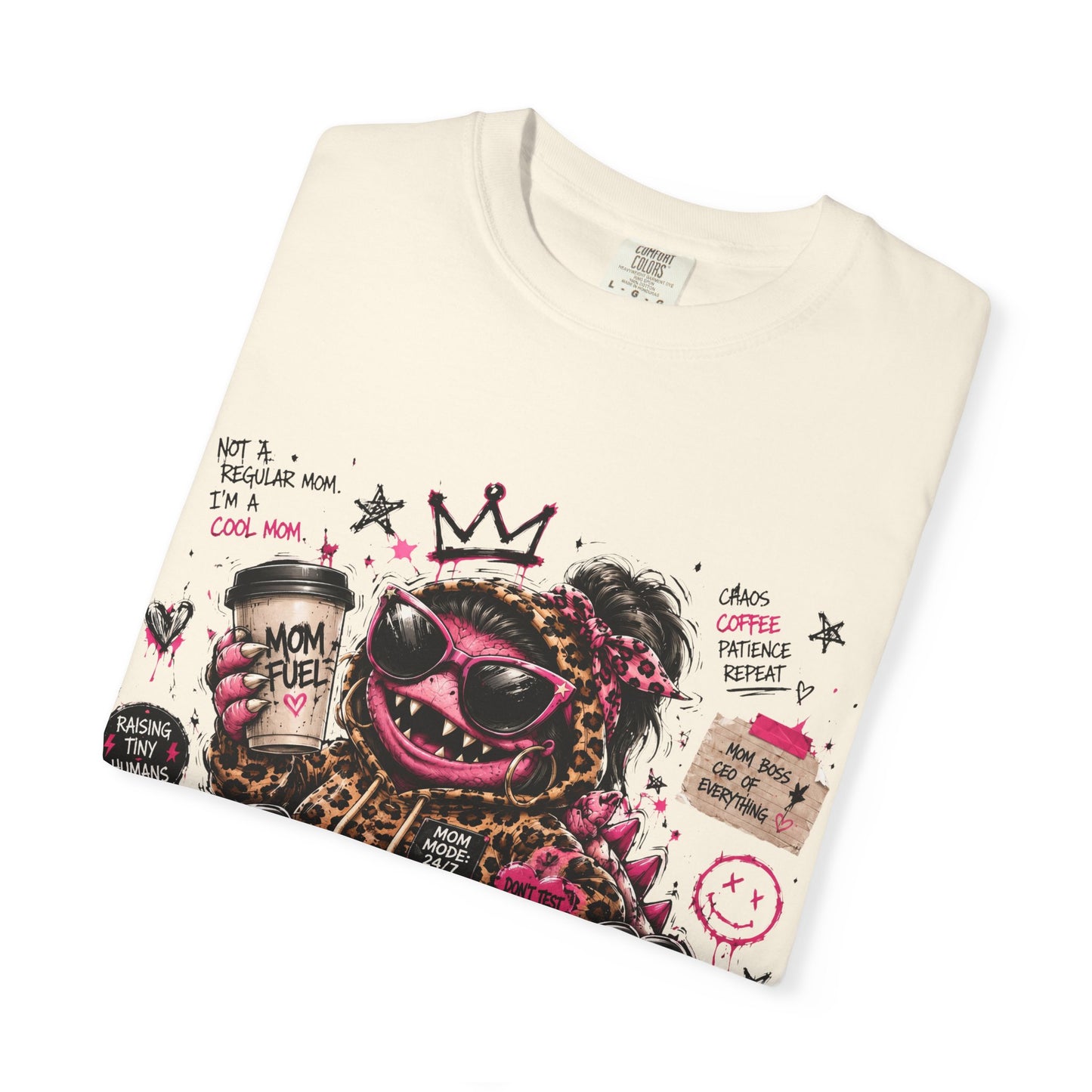 Momzilla Graphic T-Shirt — Funny Momzilla Mother’s Day Tee with Coffee & Crown Design
