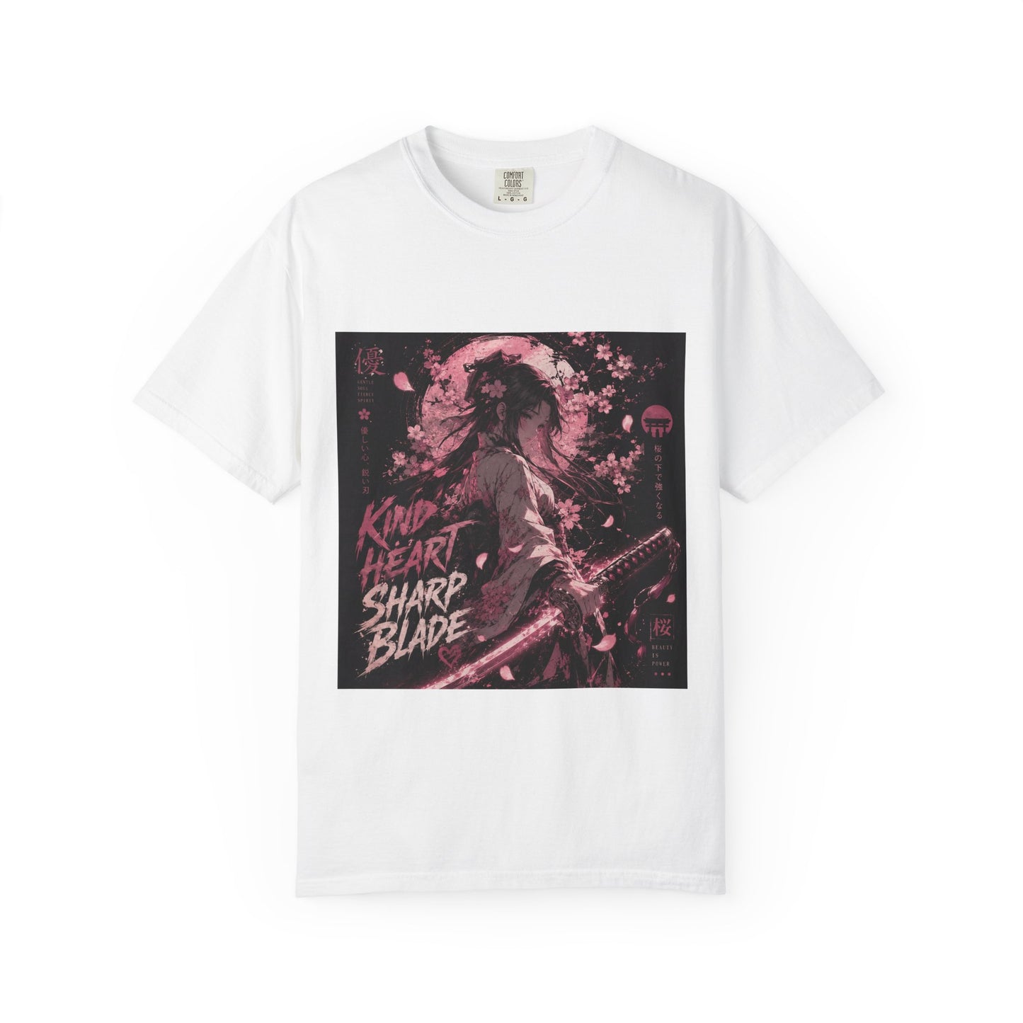 Samurai Aesthetic T-Shirt — “Kind Heart, Sharp Blade” Graphic Tee