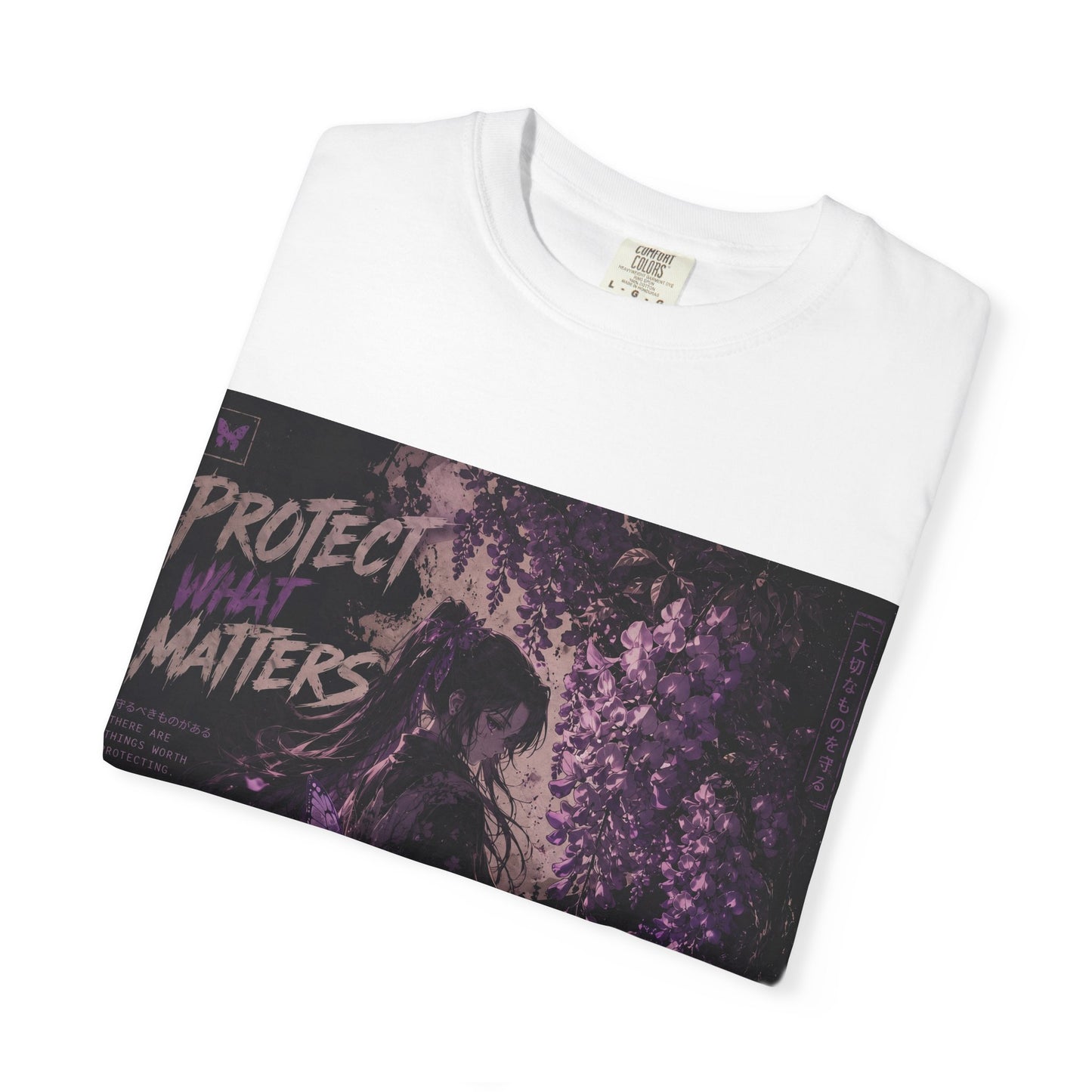 Protect What Matters T-Shirt — Dark Violet Graphic Tee