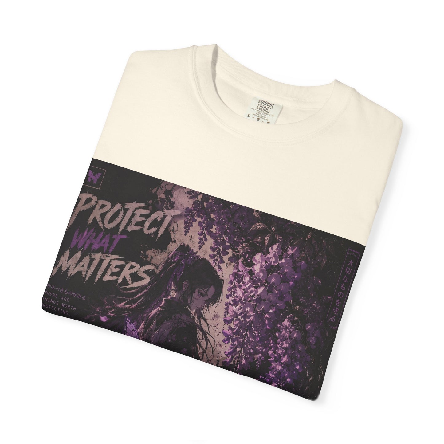 Protect What Matters T-Shirt — Dark Violet Graphic Tee