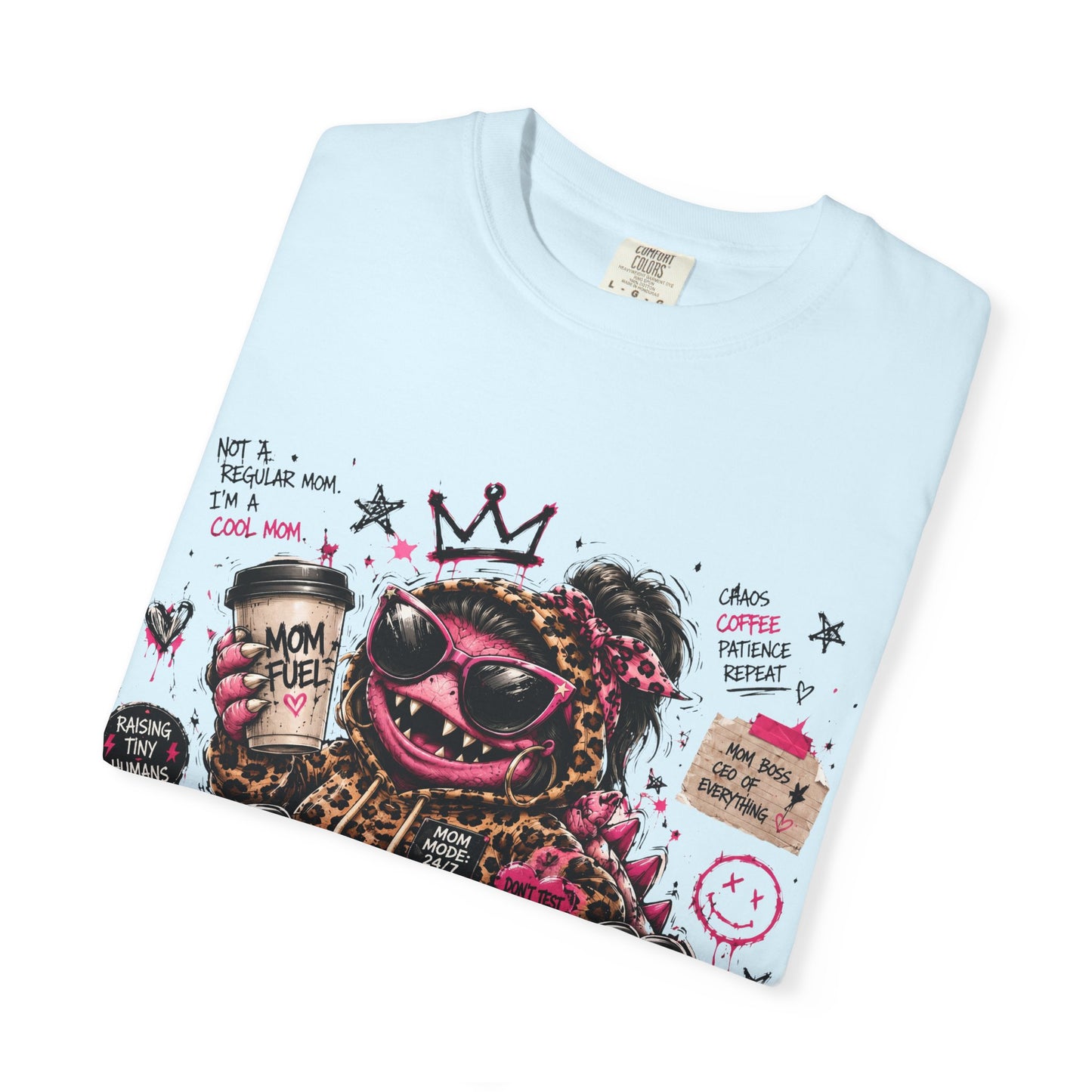Momzilla Graphic T-Shirt — Funny Momzilla Mother’s Day Tee with Coffee & Crown Design