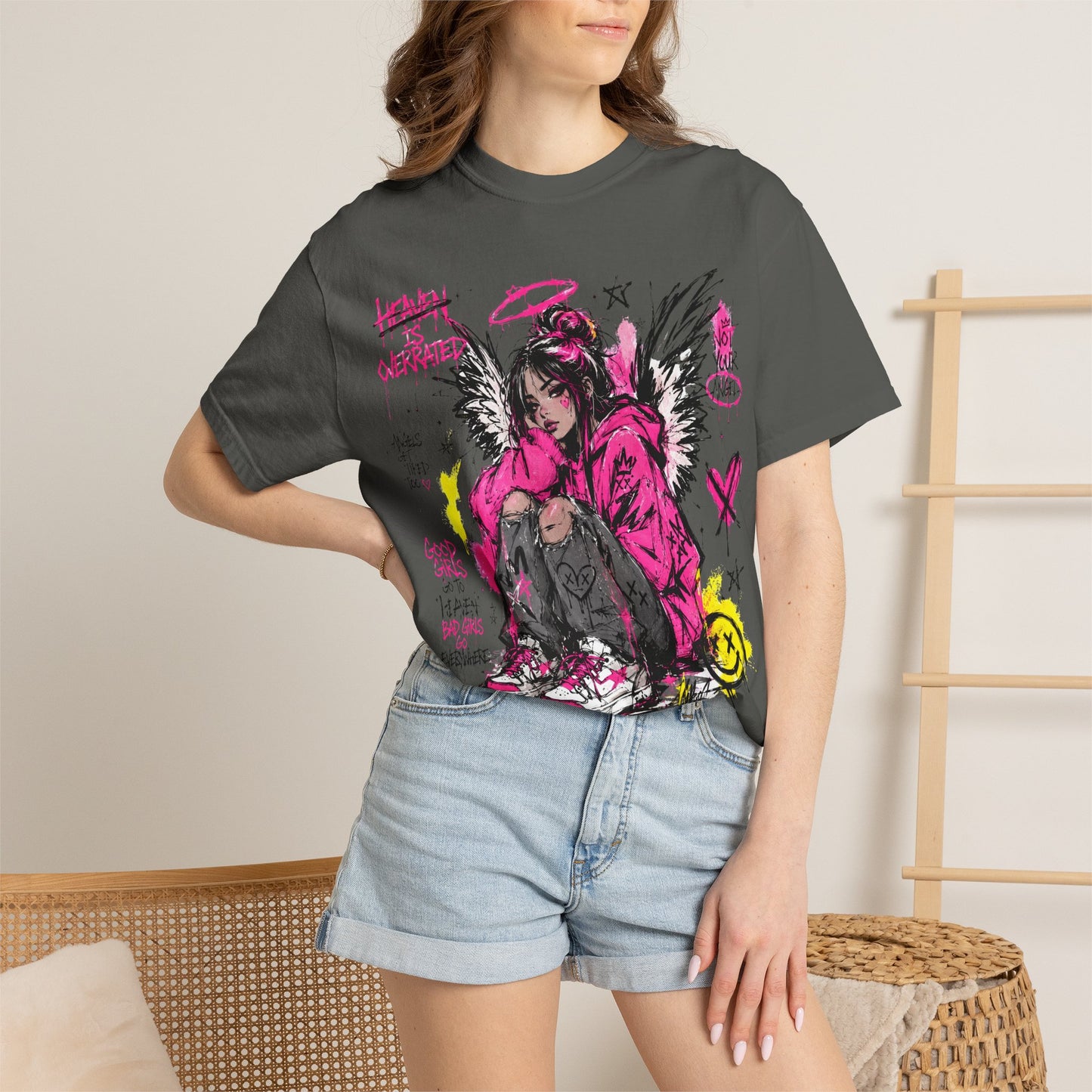Copy of Copy of Copy of Copy of Copy of Do Not Perceive Me Floral Graphic T-Shirt — Distressed Statement Tee