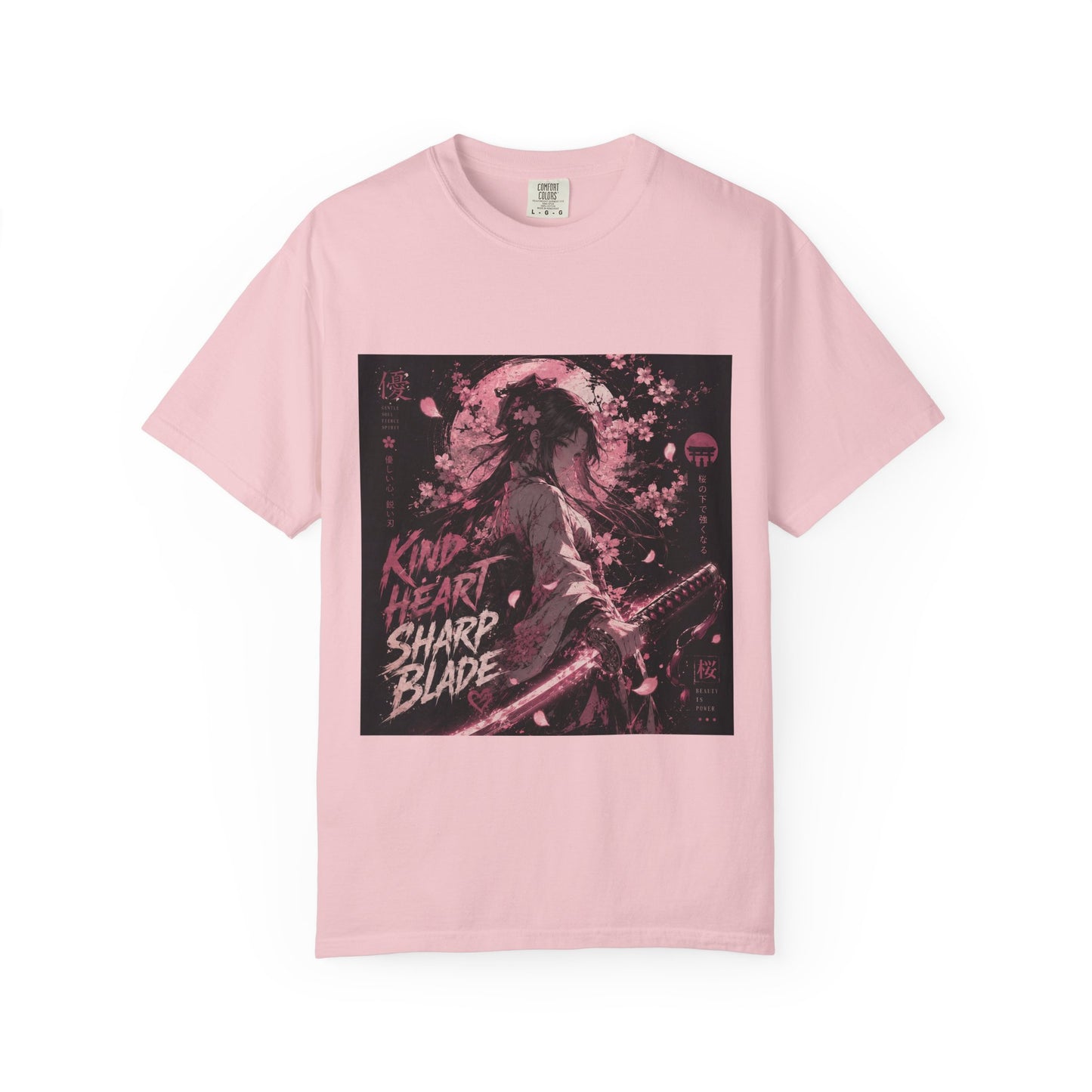 Samurai Aesthetic T-Shirt — “Kind Heart, Sharp Blade” Graphic Tee