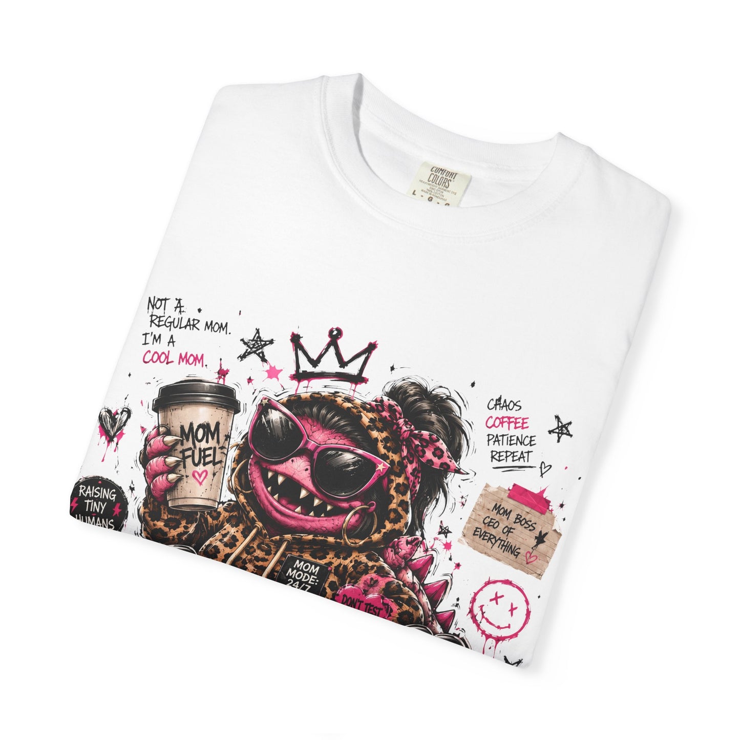 Momzilla Graphic T-Shirt — Funny Momzilla Mother’s Day Tee with Coffee & Crown Design