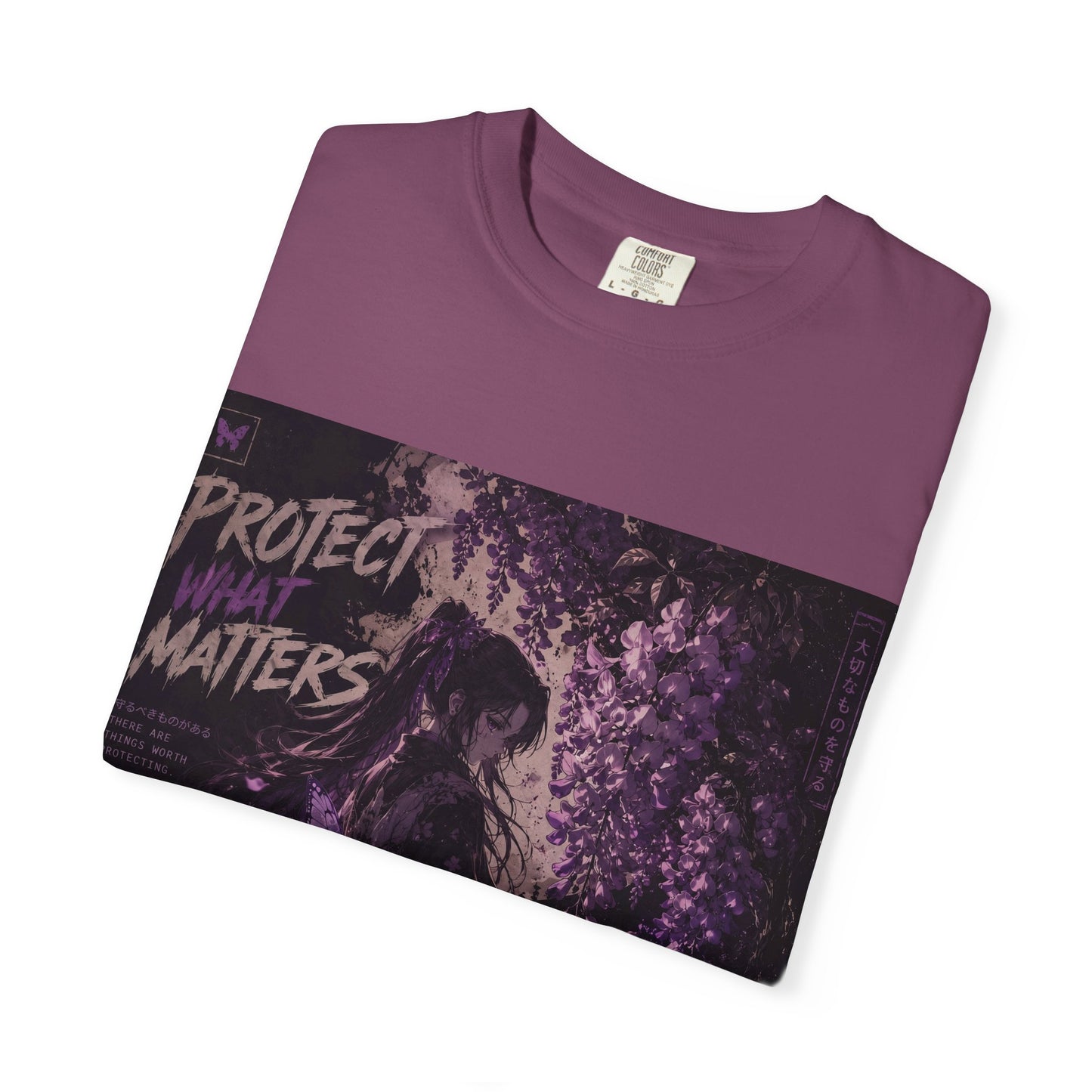 Protect What Matters T-Shirt — Dark Violet Graphic Tee