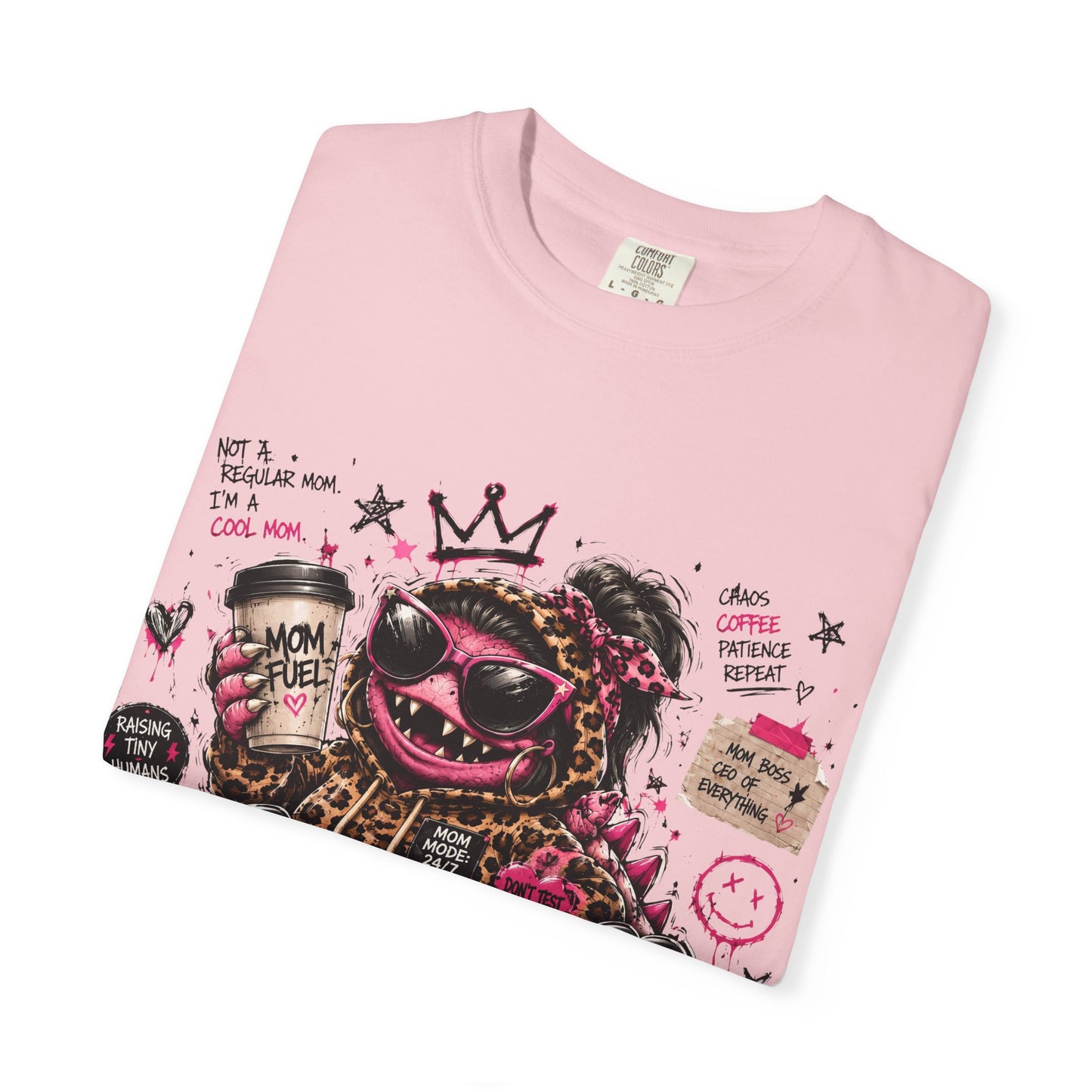 Momzilla Graphic T-Shirt — Funny Momzilla Mother’s Day Tee with Coffee & Crown Design