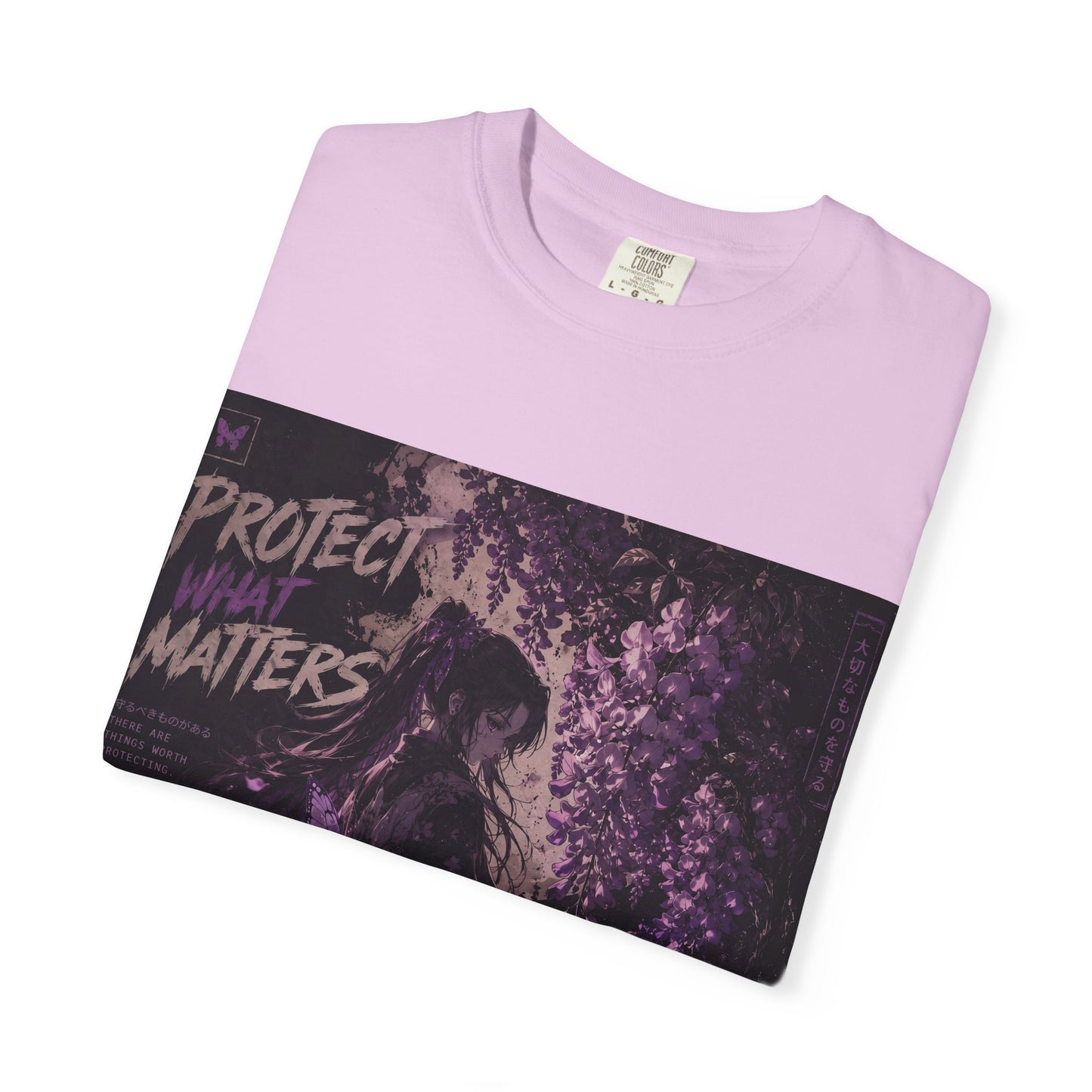 Protect What Matters T-Shirt — Dark Violet Graphic Tee