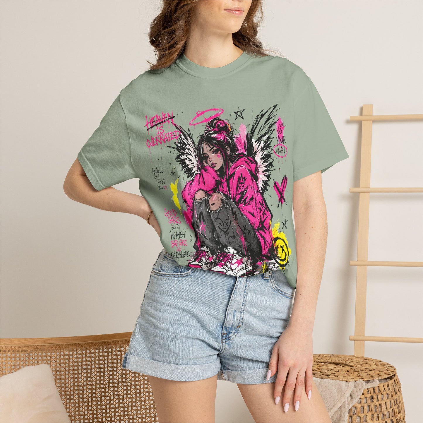 Copy of Copy of Copy of Copy of Copy of Do Not Perceive Me Floral Graphic T-Shirt — Distressed Statement Tee