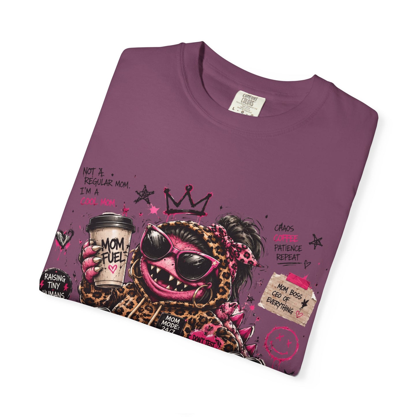 Momzilla Graphic T-Shirt — Funny Momzilla Mother’s Day Tee with Coffee & Crown Design