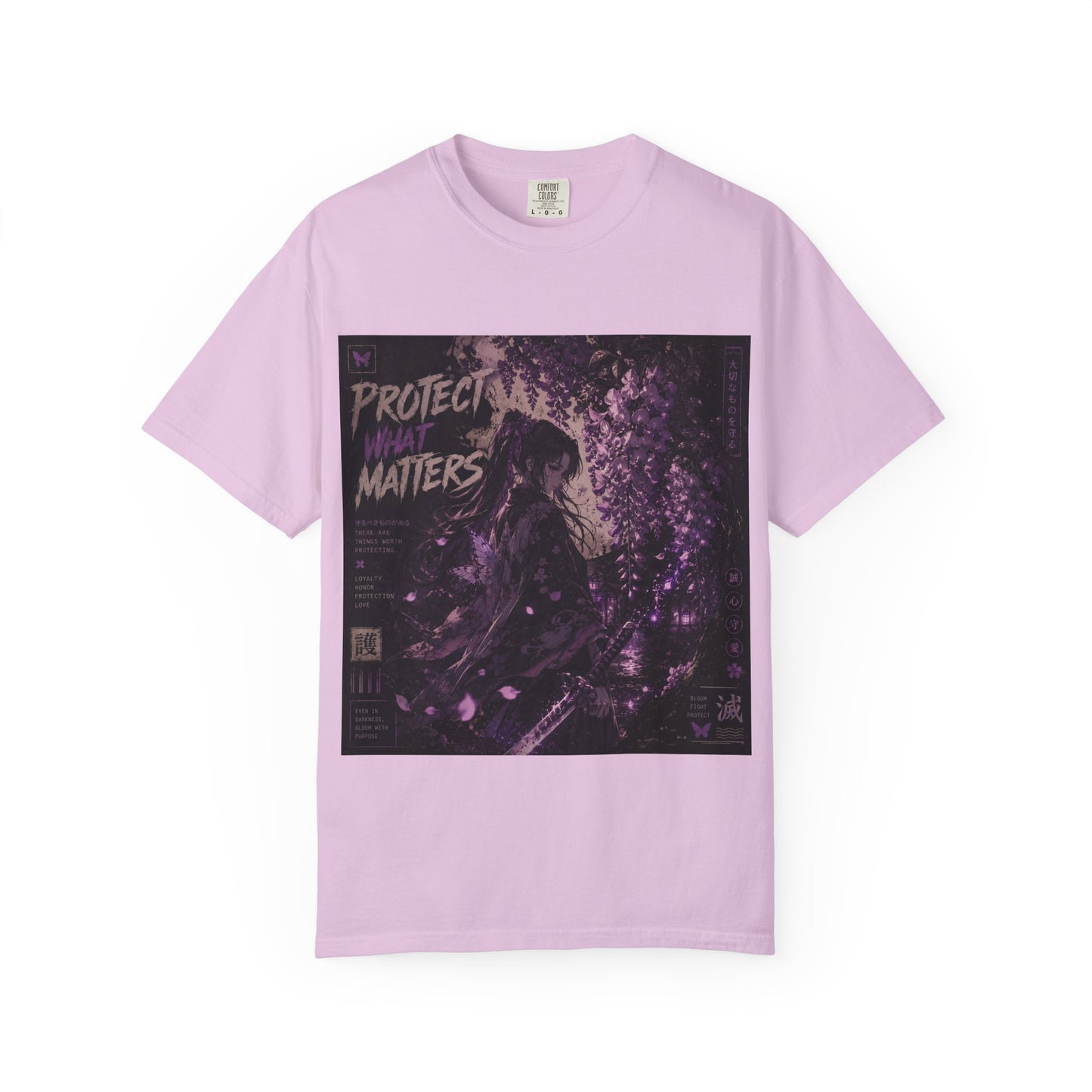 Protect What Matters T-Shirt — Dark Violet Graphic Tee
