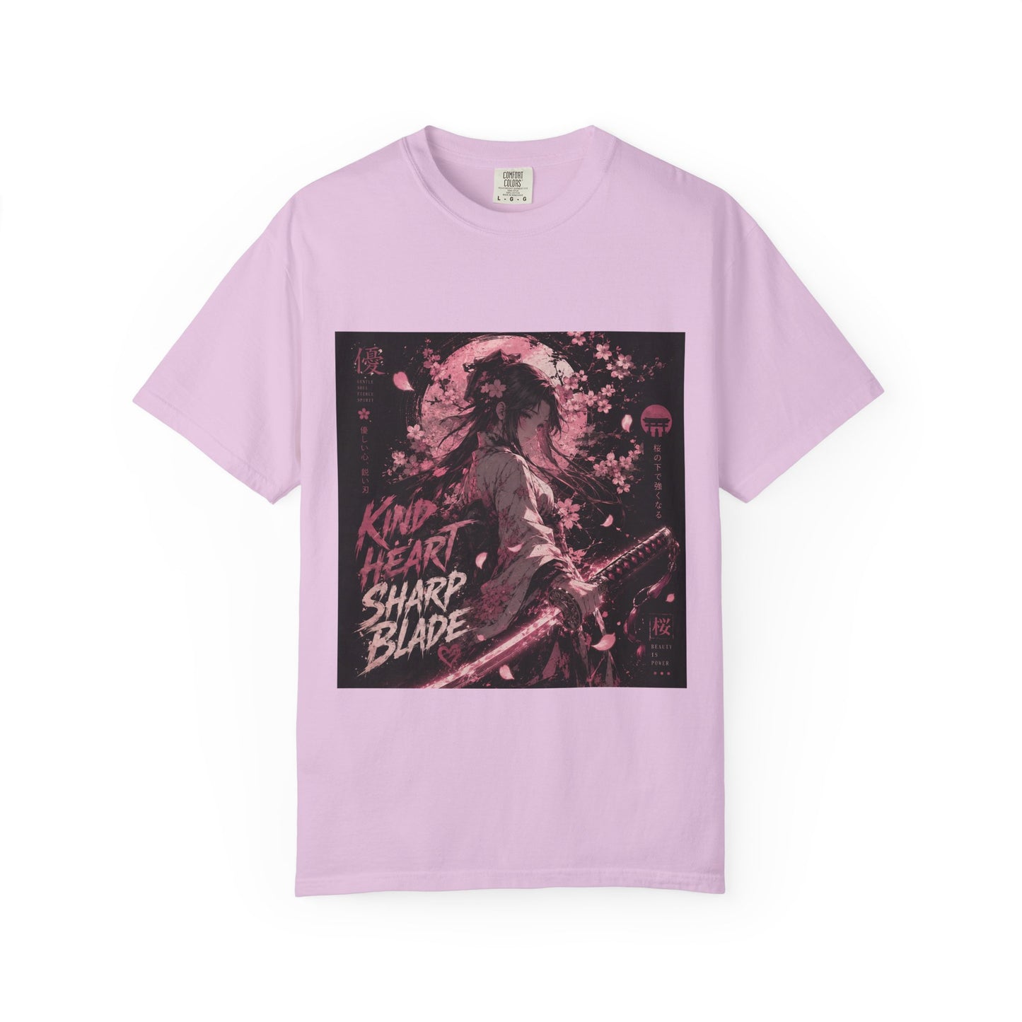 Samurai Aesthetic T-Shirt — “Kind Heart, Sharp Blade” Graphic Tee