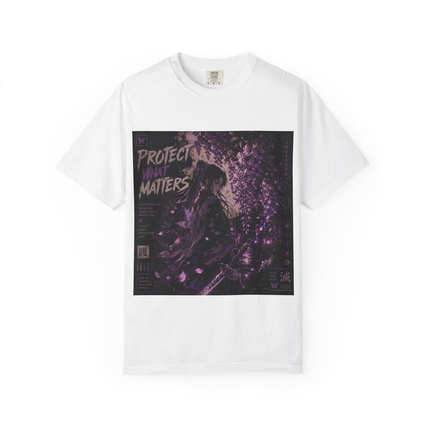 Protect What Matters T-Shirt — Dark Violet Graphic Tee