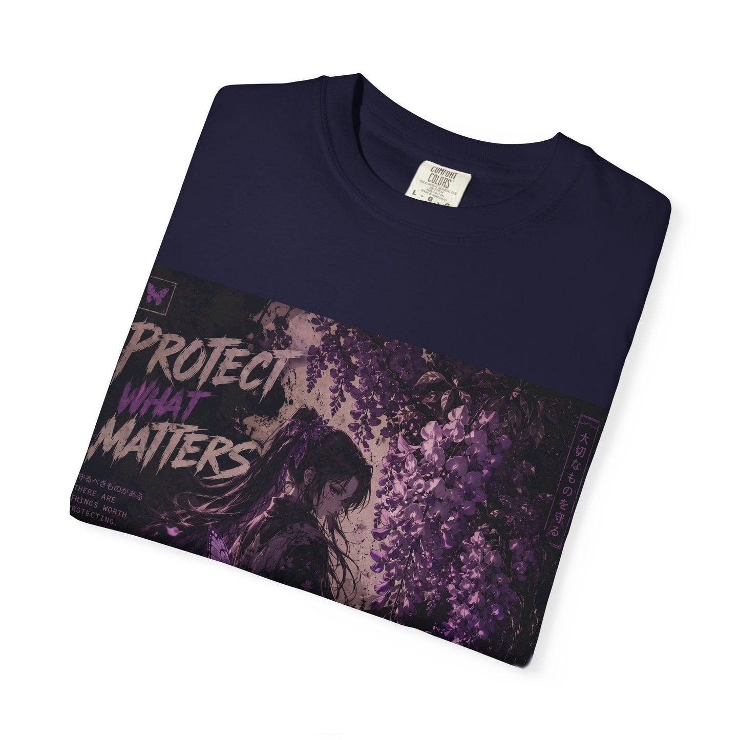 Protect What Matters T-Shirt — Dark Violet Graphic Tee