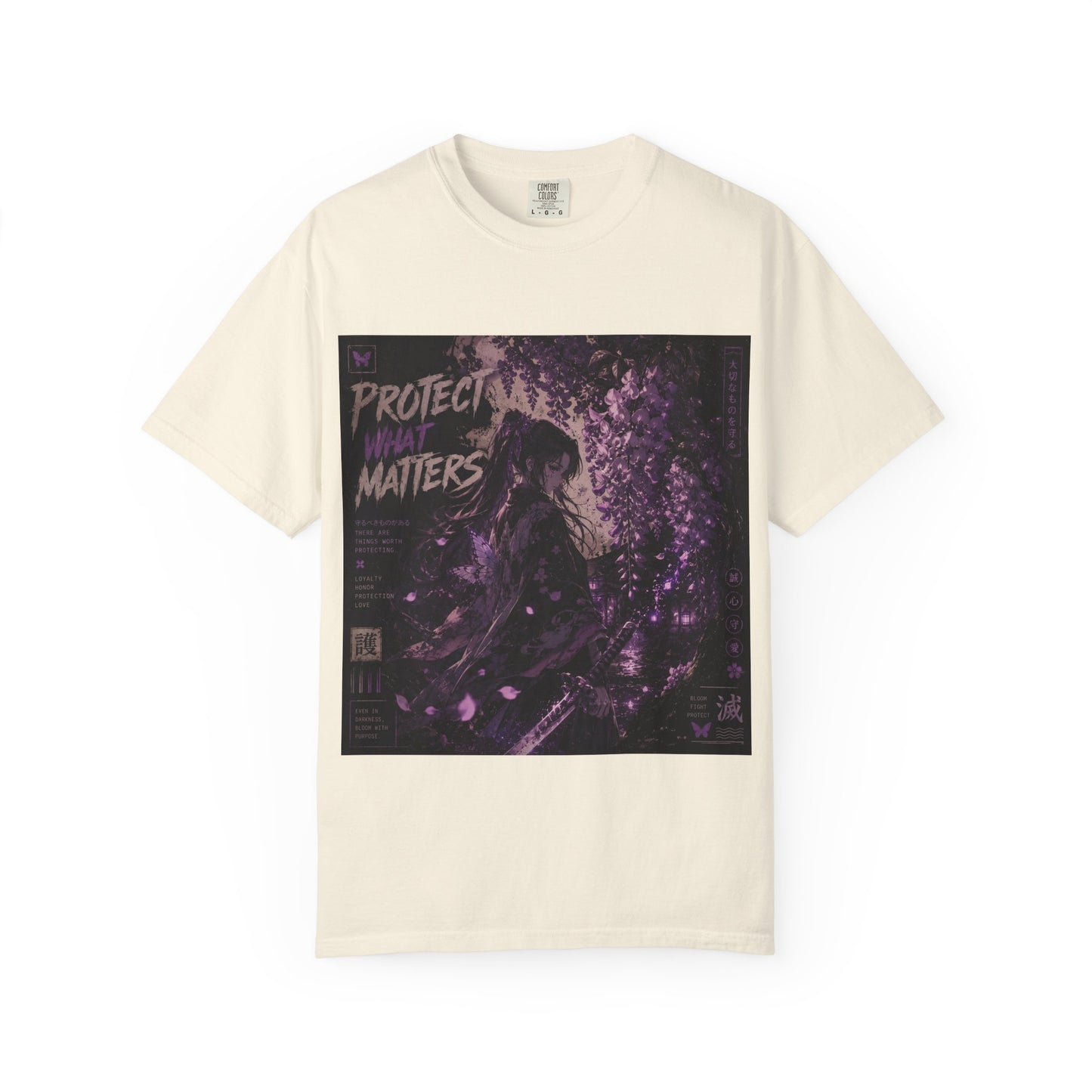 Protect What Matters T-Shirt — Dark Violet Graphic Tee